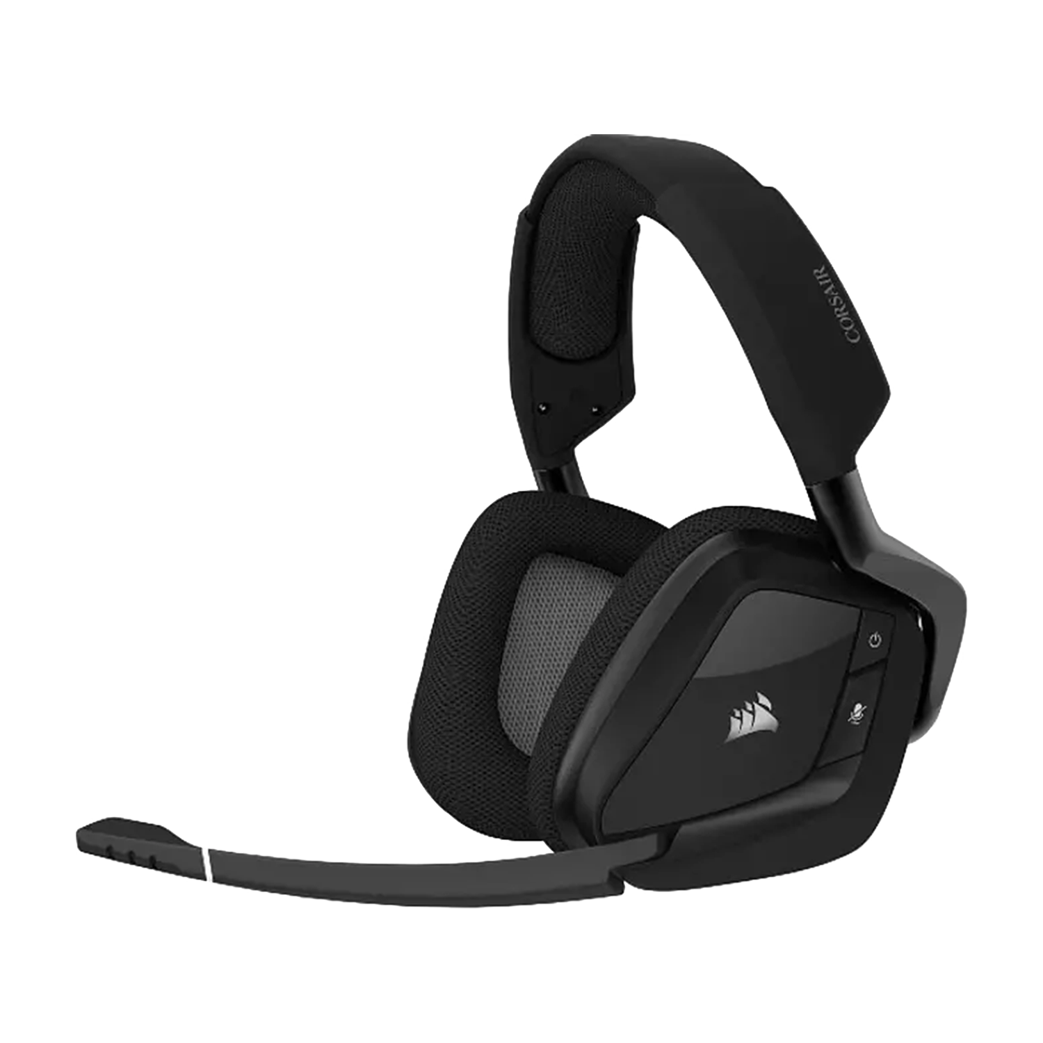 Auriculares gaming - Corsair Void Elite Wireless, De diadema, Inalámbricos, Multiplataforma, Hasta 16 horas, Negro Carbón