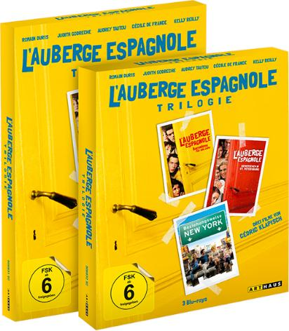 Blu-ray Trilogie Die L\'Auberge espagnole -