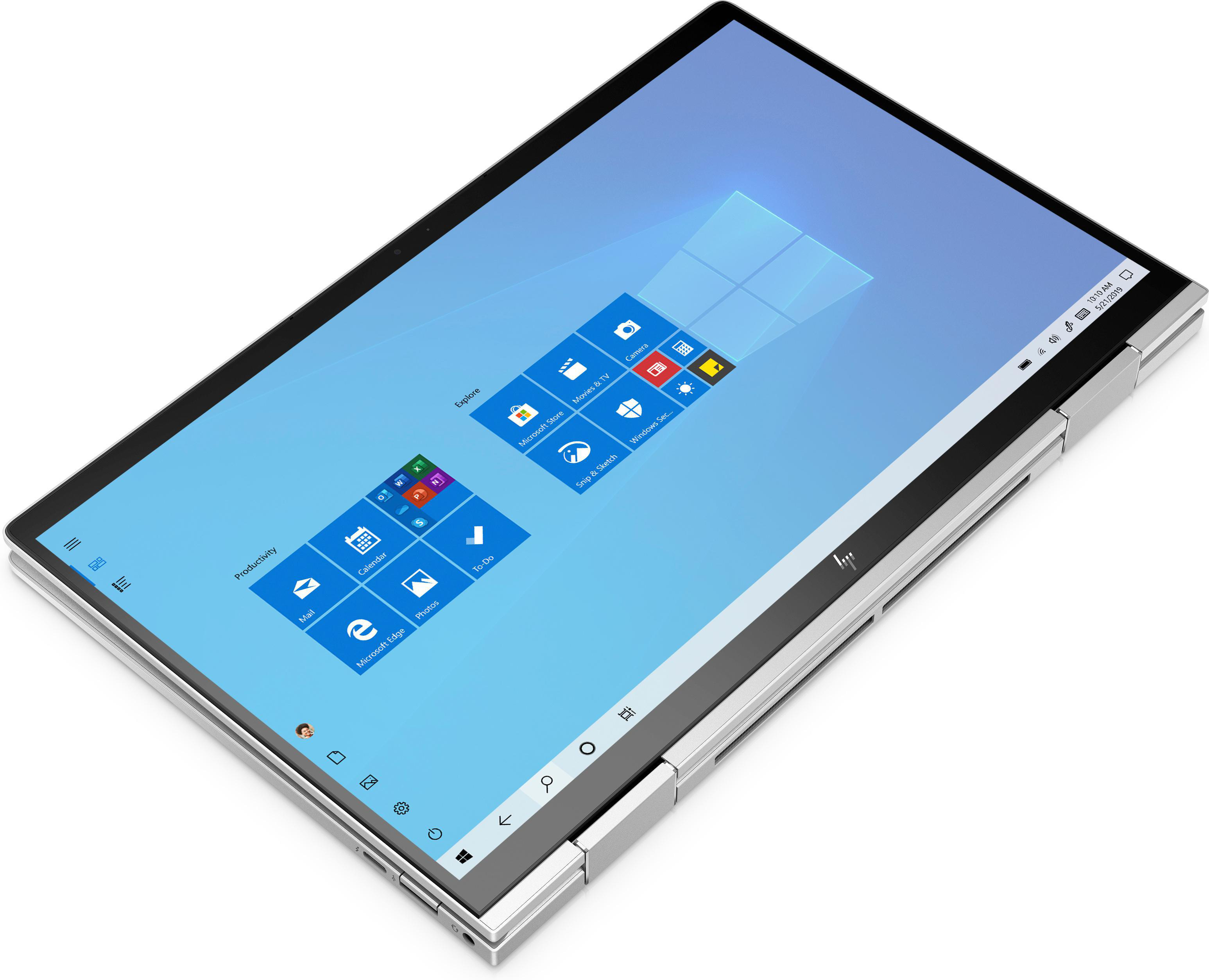 HP ENVY x360, EVO, Convertible mit 13,3 Zoll OLED Touchdisplay, Intel® Core™ i7 Prozessor, 16 GB RAM, 1 TB SSD, Intel Iris Xe Grafik, Silber
