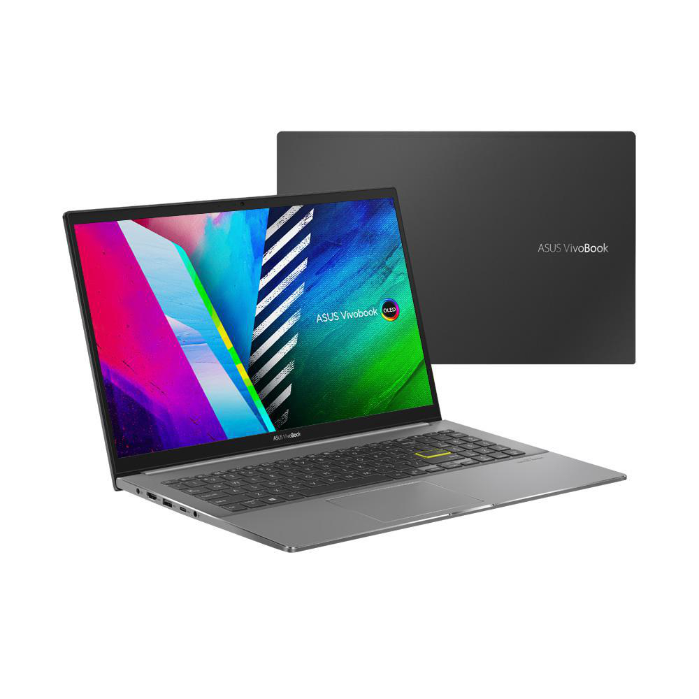 ASUS, Vivobook S15 OLED (S533EA-L11012T) inkl. Startklar Service Notebook mit 15,6 Zoll Display, Intel® Core™ i5 Prozessor, 16 GB RAM, 512 GB SSD, Intel Iris® Xe, Schwarz