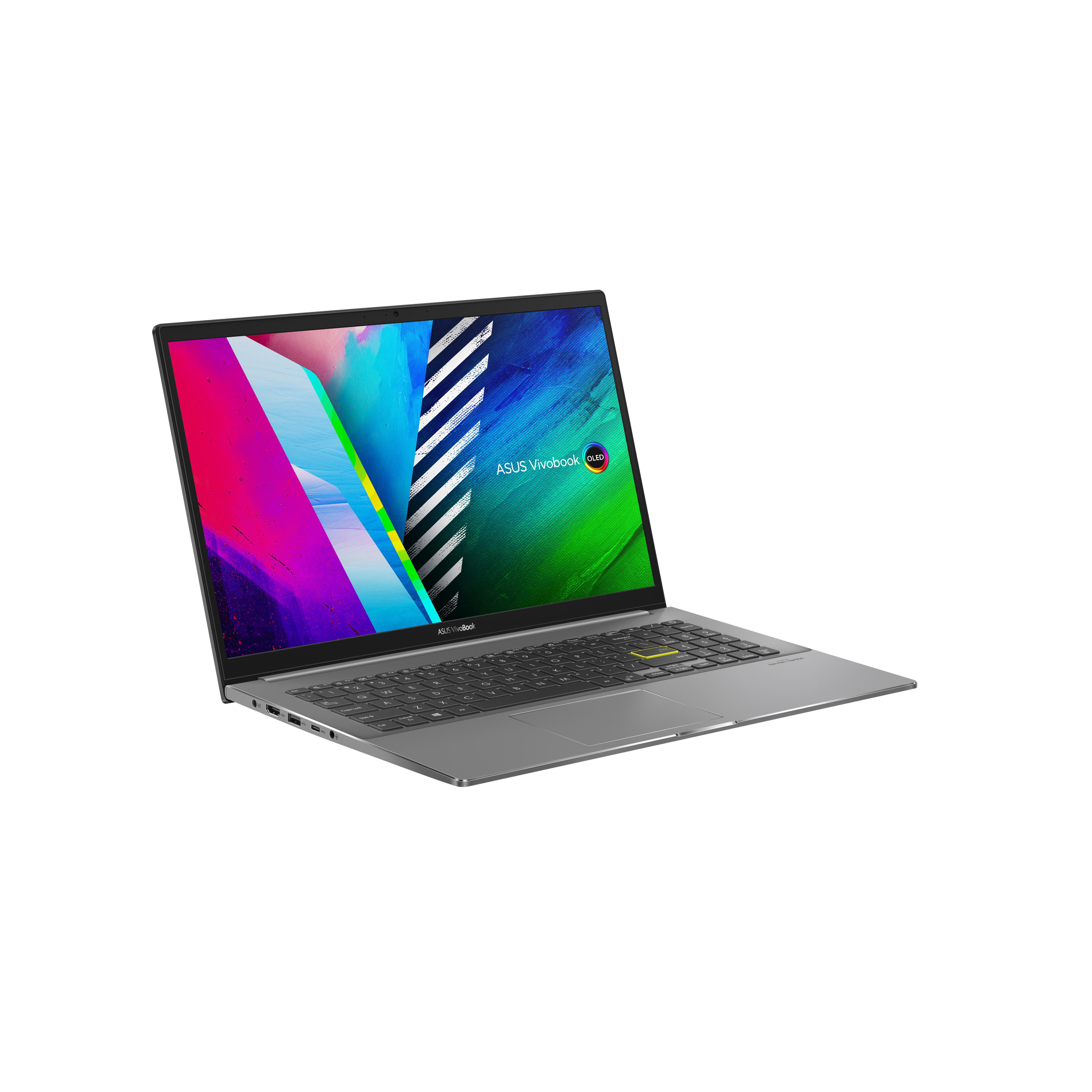 ASUS, Vivobook S15 OLED (S533EA-L11012T) inkl. Startklar Service Notebook mit 15,6 Zoll Display, Intel® Core™ i5 Prozessor, 16 GB RAM, 512 GB SSD, Intel Iris® Xe, Schwarz