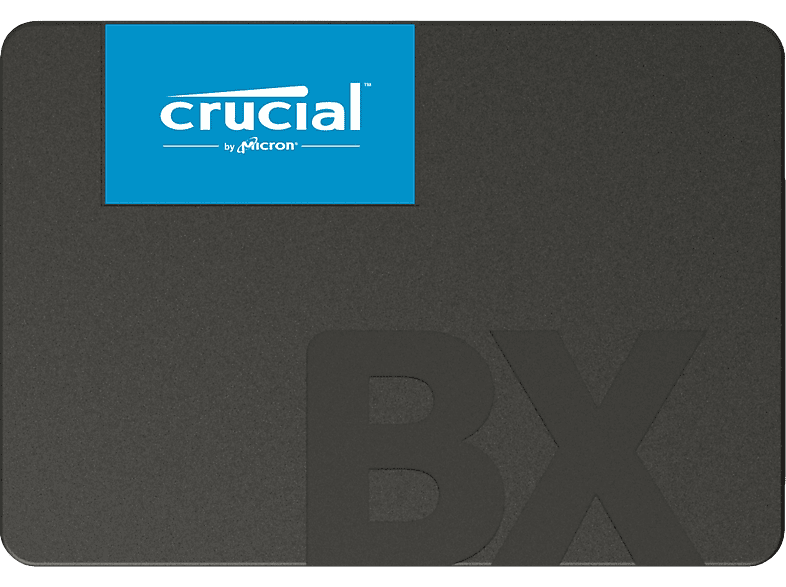 Disco duro SSD 2 TB - Crucial CT2000BX500SSD1, 3D NAND SATA 2.5", 540 MB/s, 6 Gbit/s, Negro