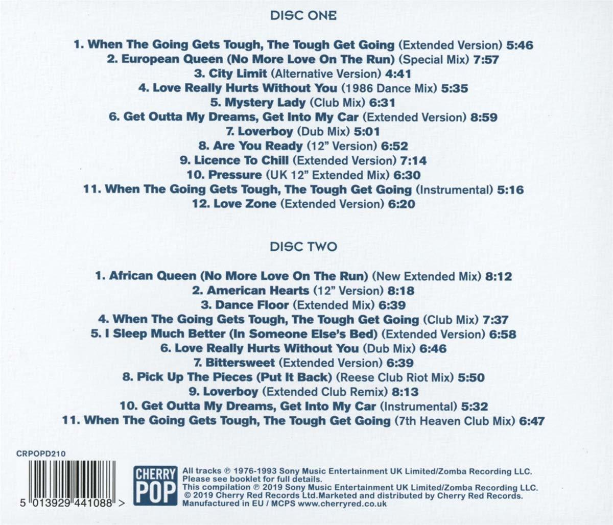CD egy zenei album számlistájával. Cherry Pop felirat. Fekete háttér.