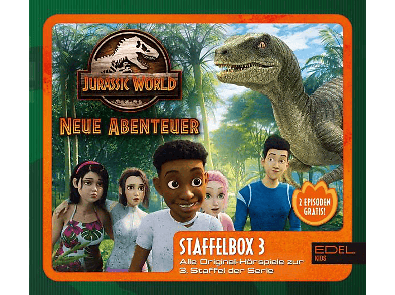 jurassic world neue abenteuer jurassic world neue abenteuer staffelbox 3 cd horspiel kinder kaufen saturn