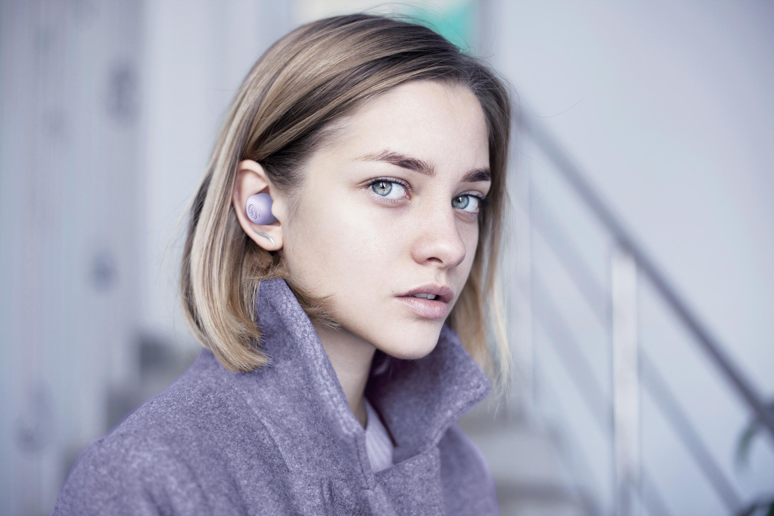 YAMAHA TW-E3B, In-ear Kopfhörer Bluetooth Lila