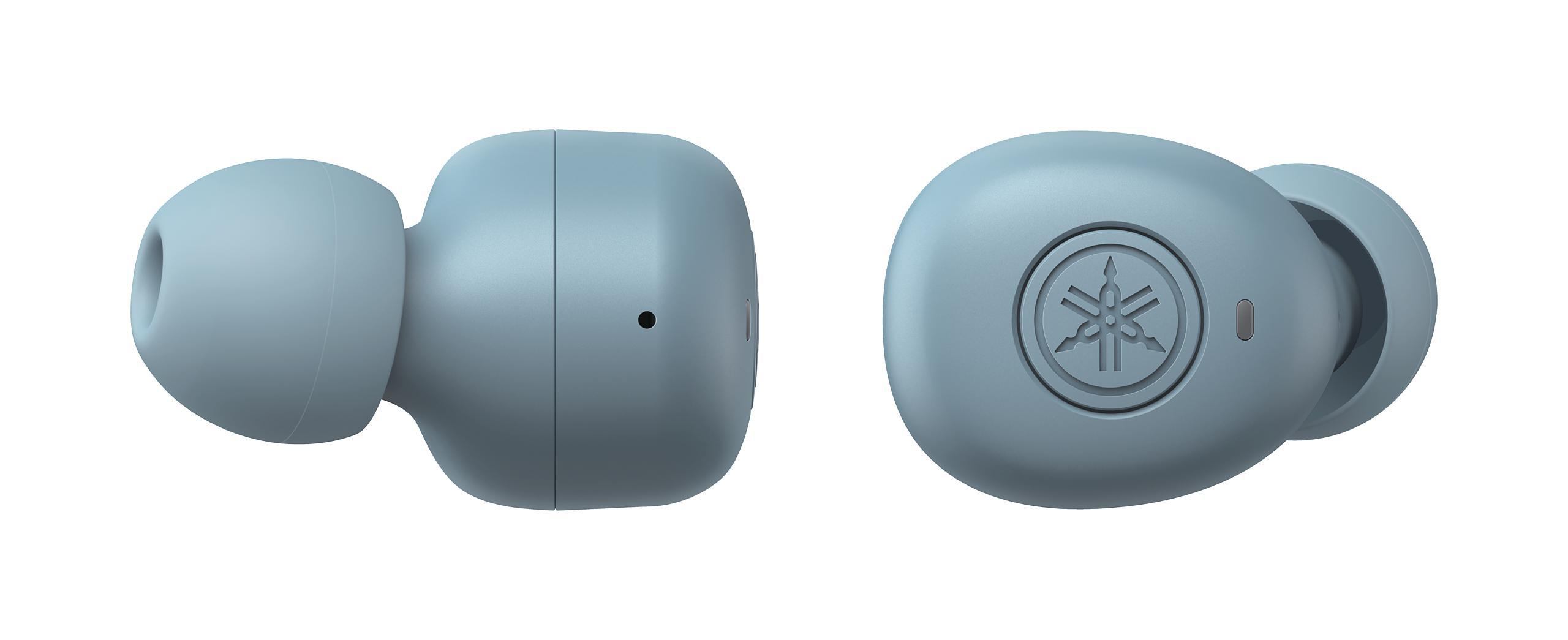 YAMAHA TW-E3B, In-ear Kopfhörer Bluetooth Blau