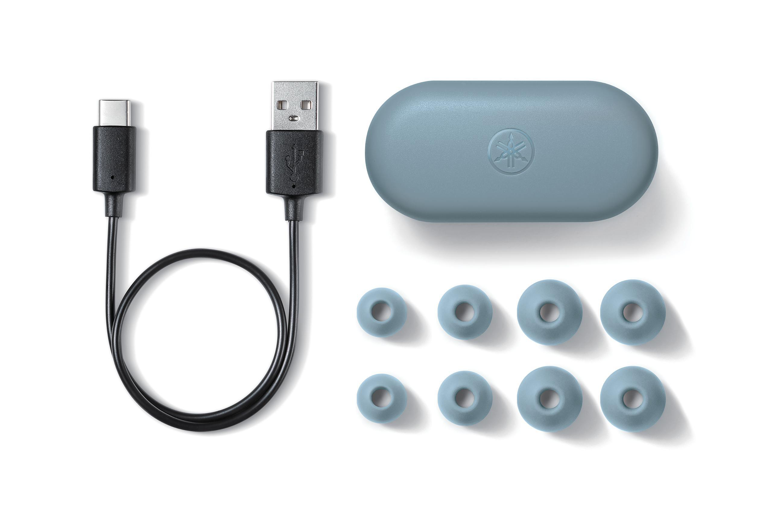 YAMAHA TW-E3B, In-ear Kopfhörer Bluetooth Blau