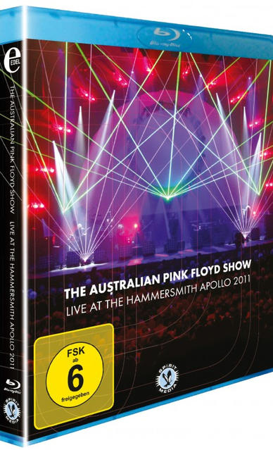 Eine Blu-ray Disc des Films 'The Australian Pink Floyd Show Live at The Hammersmith Apollo 2011'.