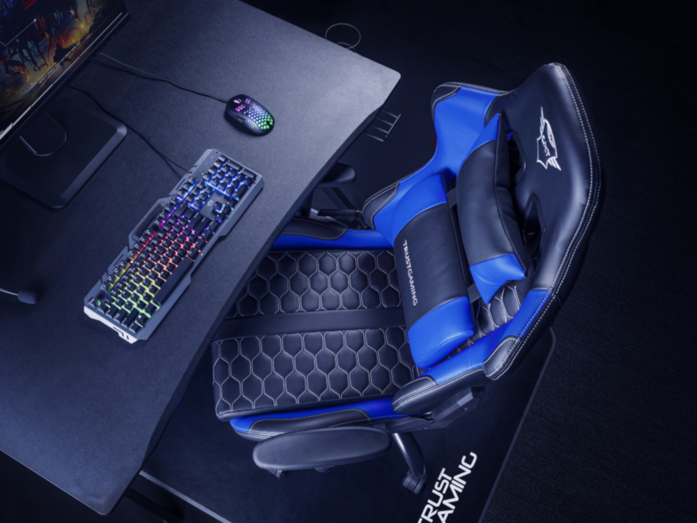TRUST Chaise gamer GXT 708 Bleu (24435)