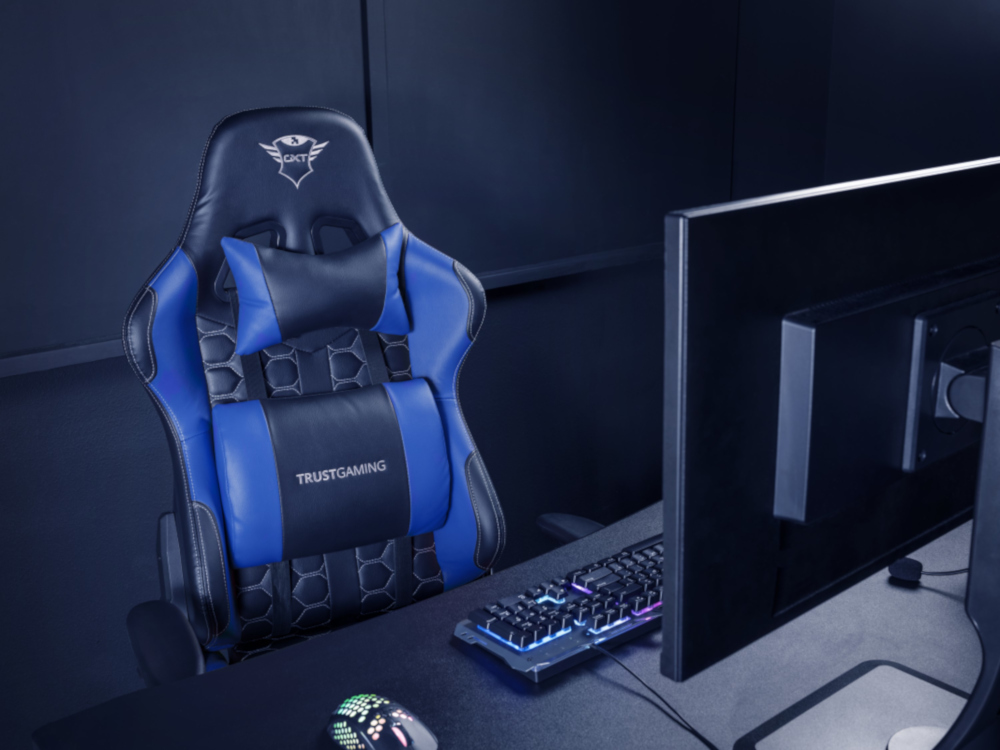 TRUST Chaise gamer GXT 708 Bleu (24435)