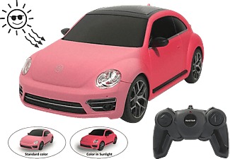 JAMARA VW New Beetle 1:24 2,4GHz UV Photochromic Serie Spielfahrzeug, Pink/Rot