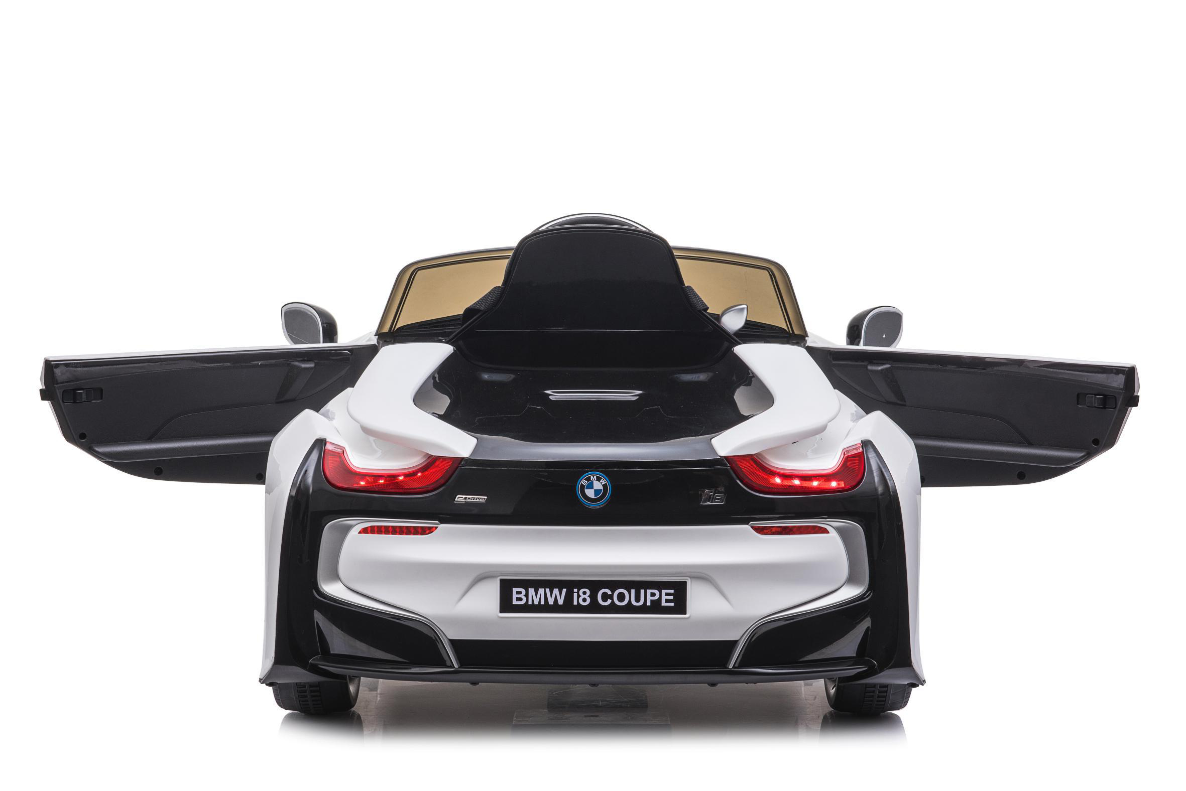 JAMARA Ride-on BMW I8 Coupe weiß 12V 2,4GHz Ride-On Kinderfahrzeug, Weiss