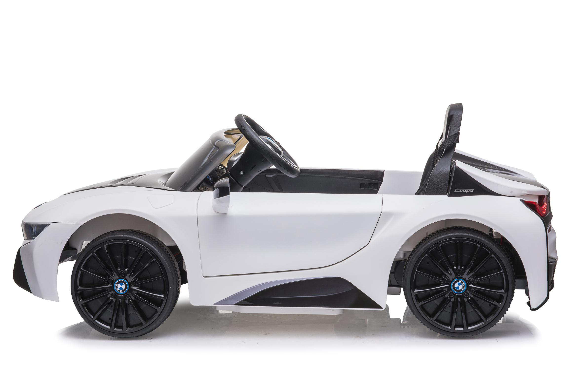 JAMARA Ride-on BMW I8 Coupe weiß 12V 2,4GHz Ride-On Kinderfahrzeug, Weiss