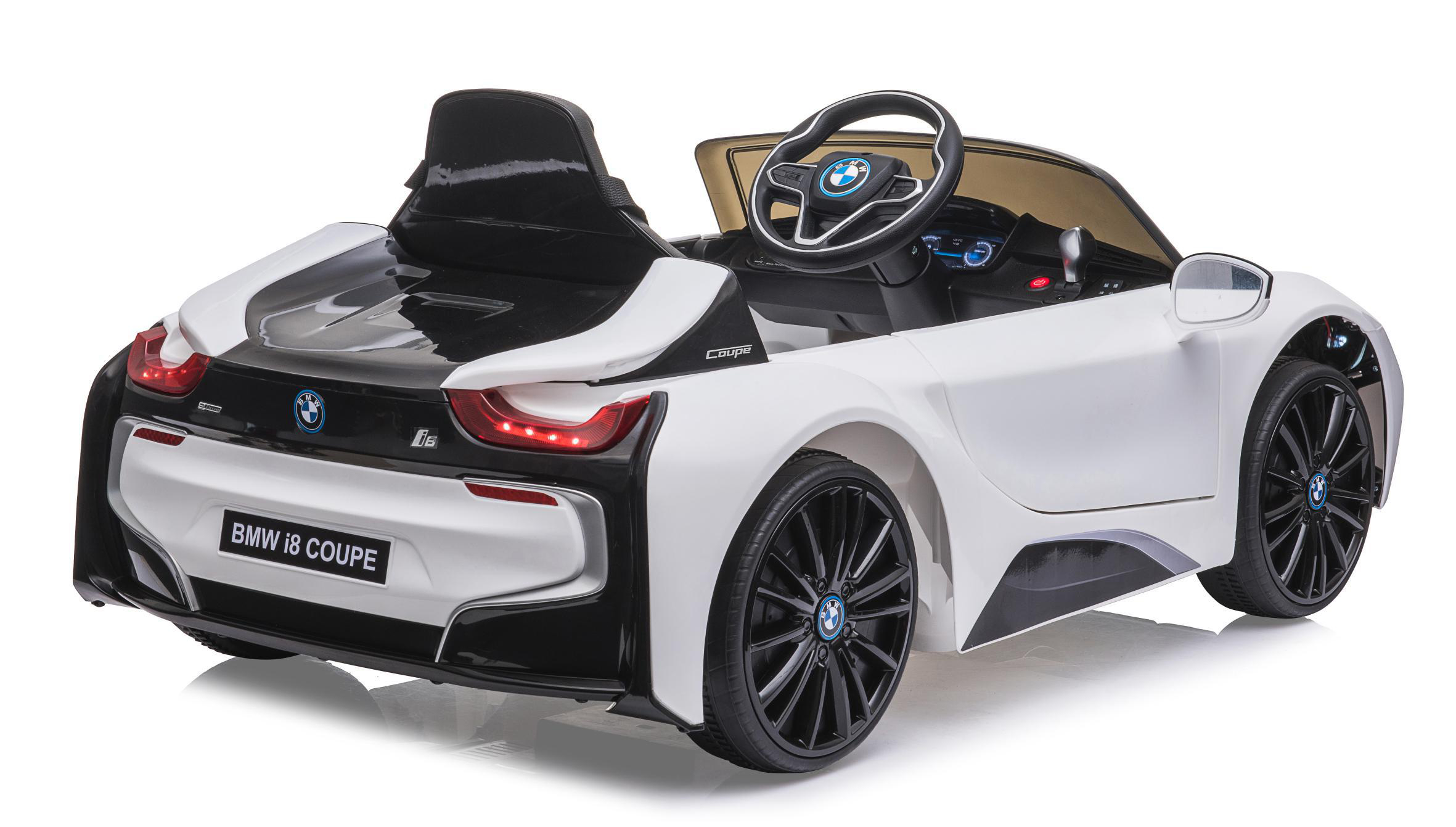 JAMARA Ride-on BMW I8 Coupe weiß 12V 2,4GHz Ride-On Kinderfahrzeug, Weiss
