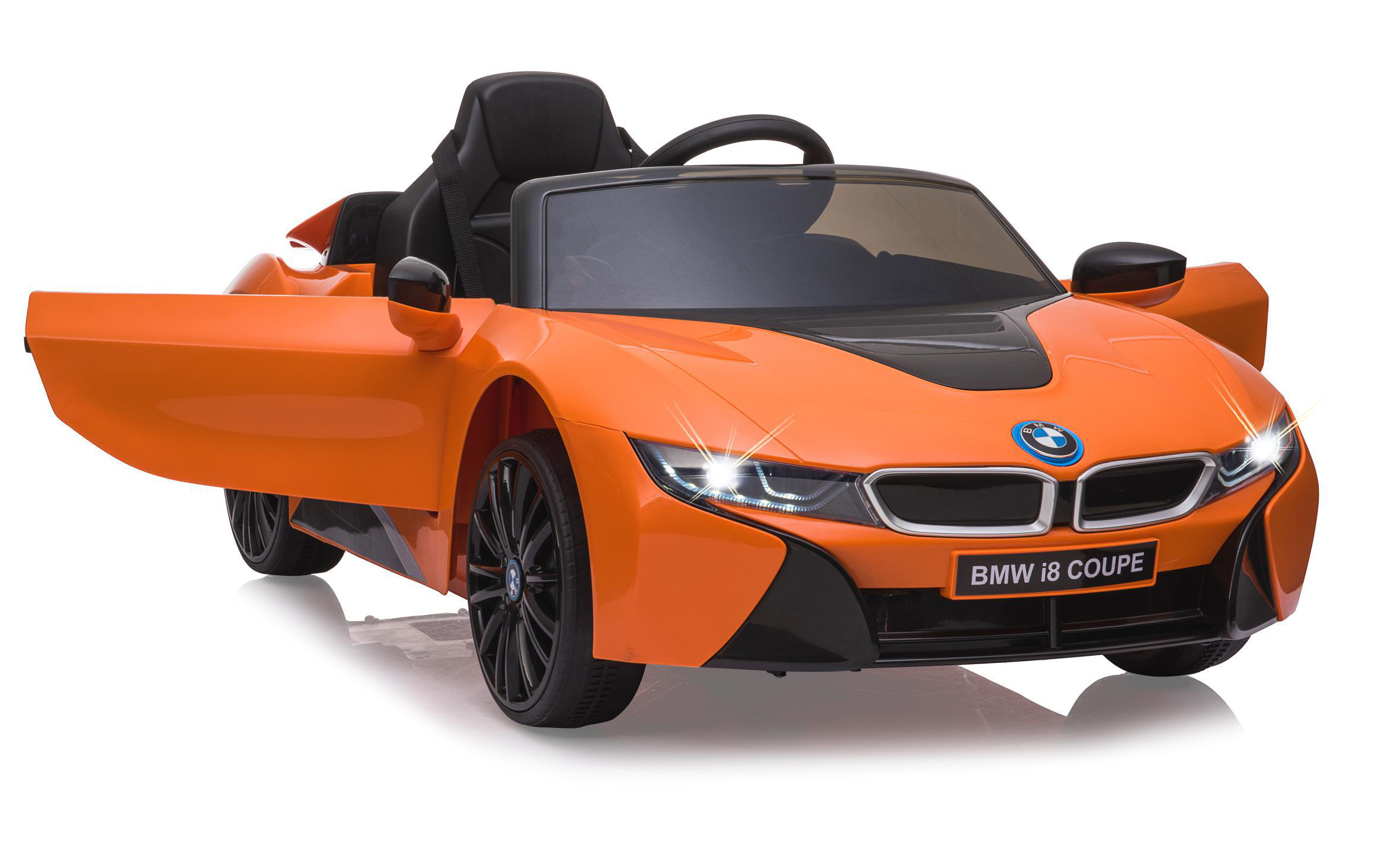 JAMARA Ride-on BMW I8 Coupe orange 12V 2,4GHz Ride-On Kinderfahrzeug, Orange