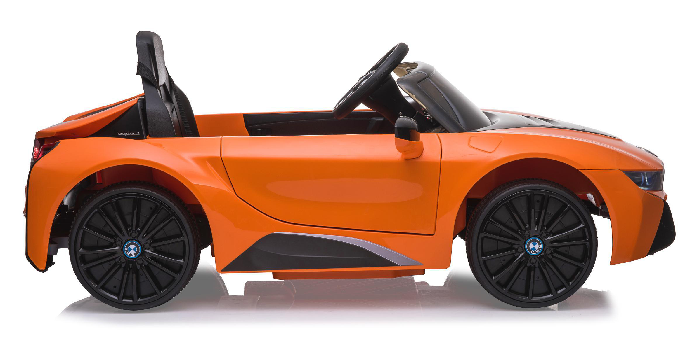 JAMARA Ride-on BMW I8 Coupe orange 12V 2,4GHz Ride-On Kinderfahrzeug, Orange
