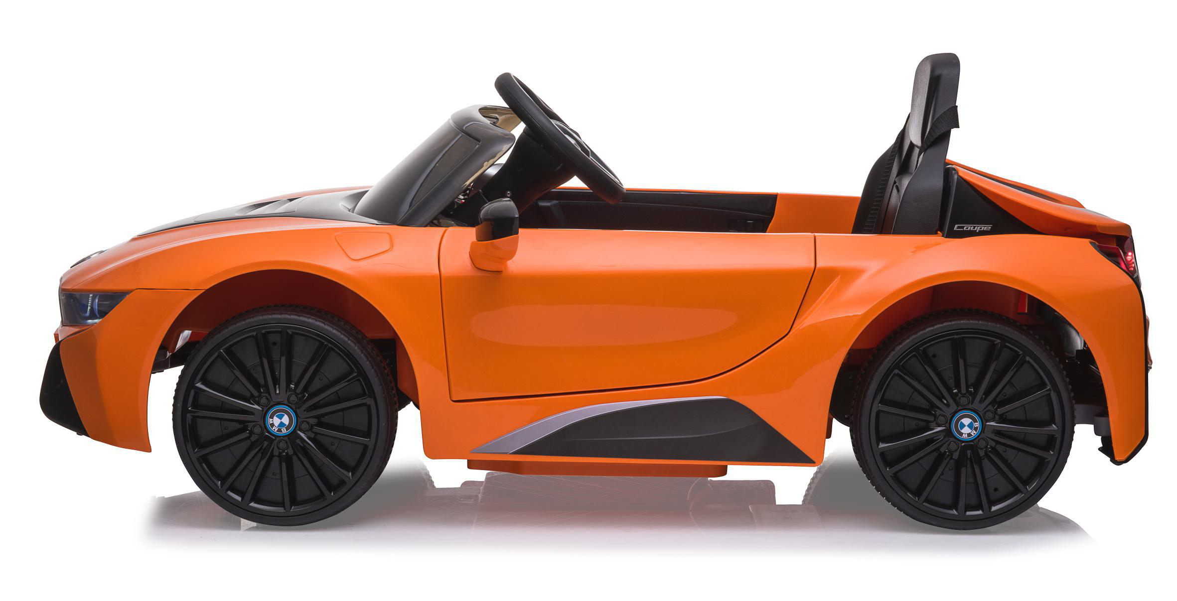 JAMARA Ride-on BMW I8 Coupe orange 12V 2,4GHz Ride-On Kinderfahrzeug, Orange
