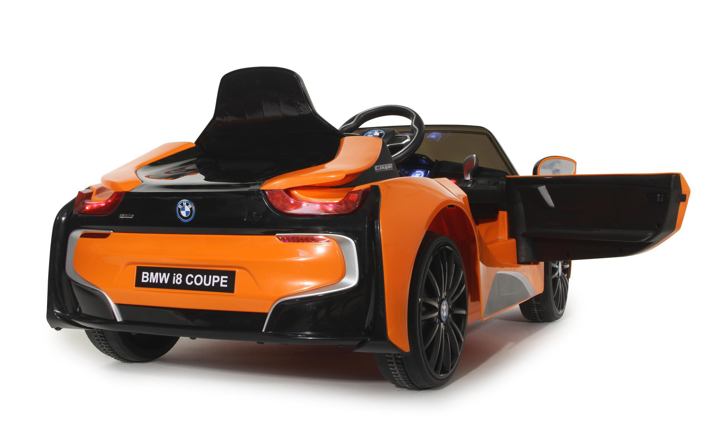 JAMARA Ride-on BMW I8 Coupe orange 12V 2,4GHz Ride-On Kinderfahrzeug, Orange
