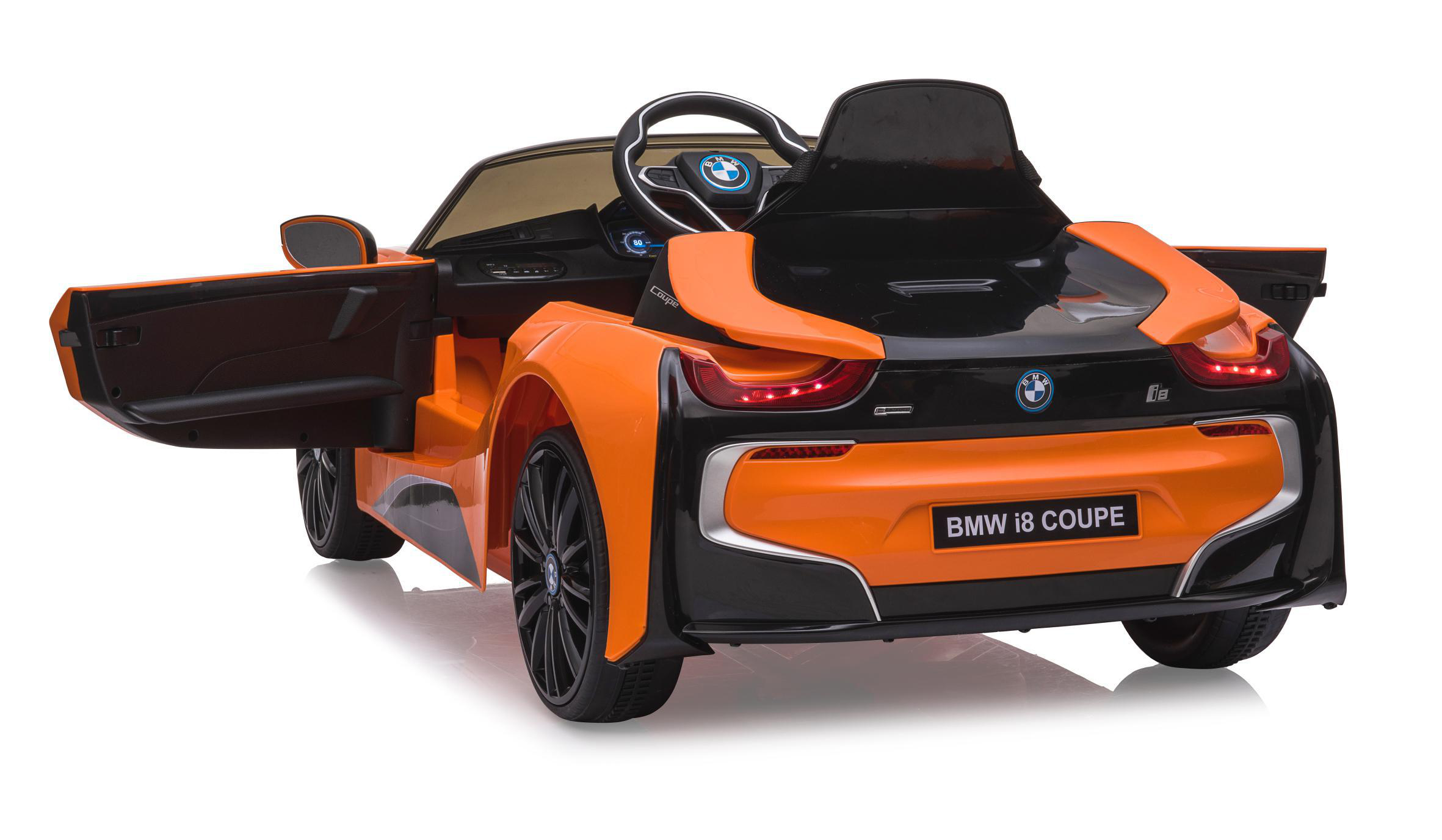 JAMARA Ride-on BMW I8 Coupe orange 12V 2,4GHz Ride-On Kinderfahrzeug, Orange