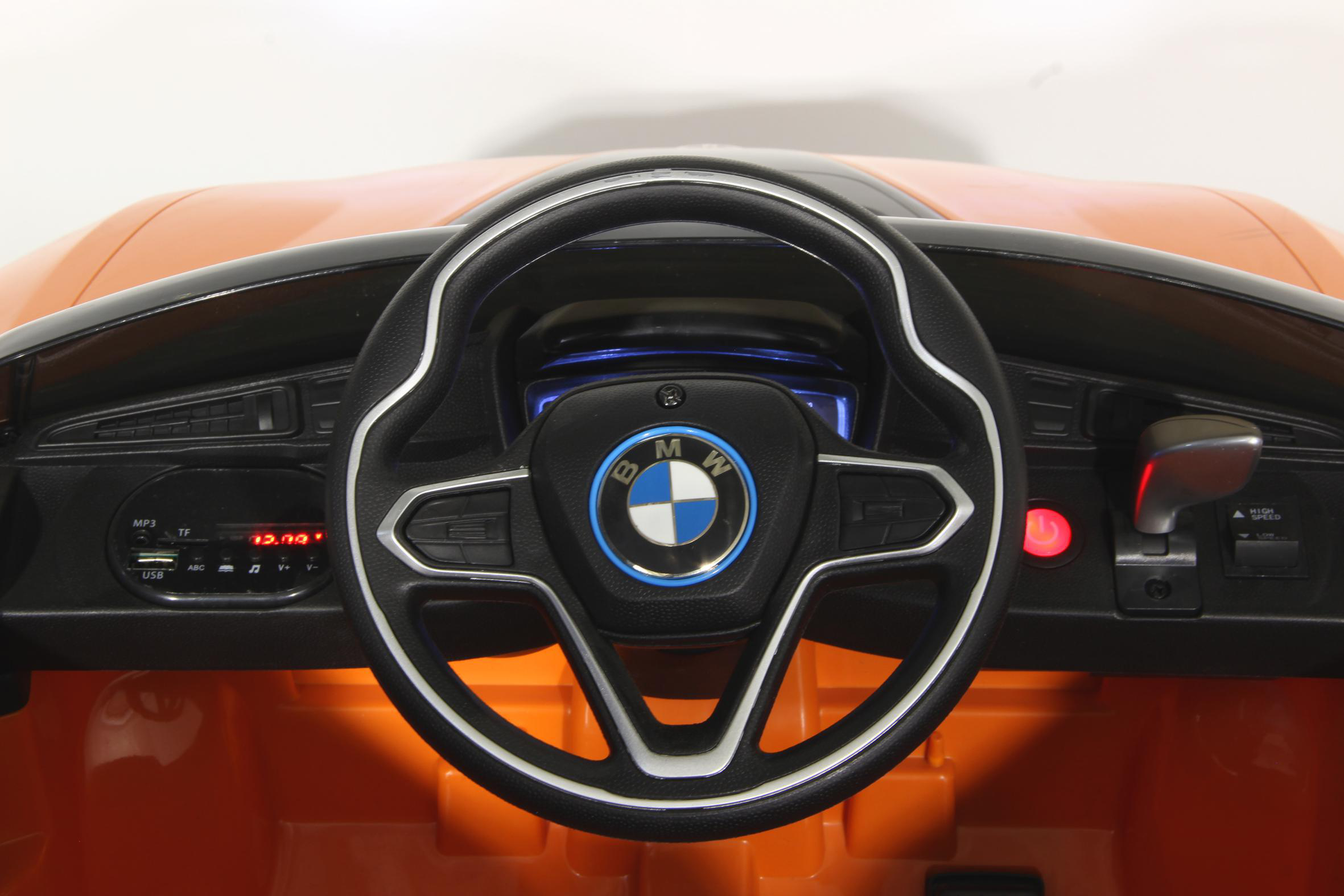 JAMARA Ride-on BMW I8 Coupe orange 12V 2,4GHz Ride-On Kinderfahrzeug, Orange