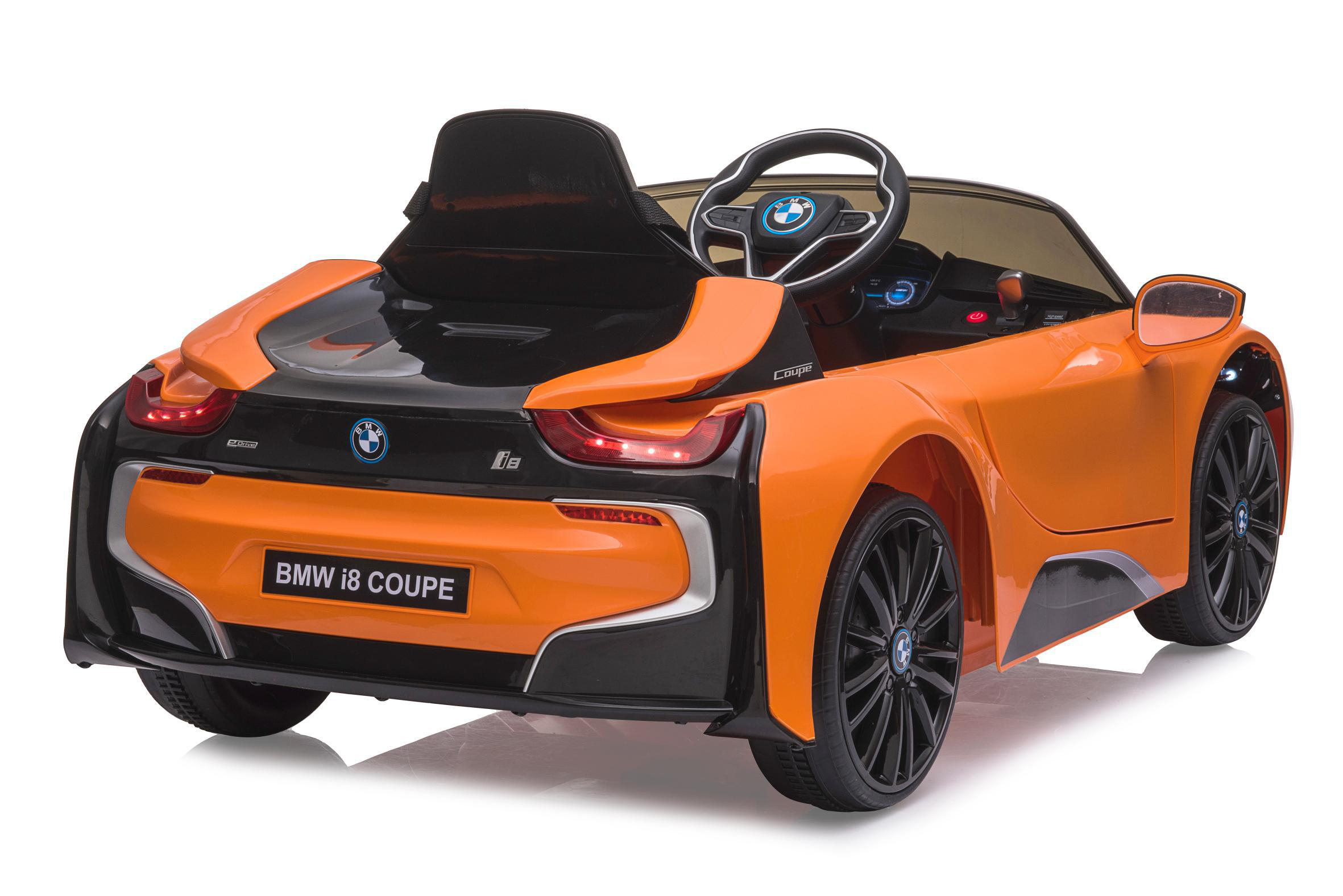 JAMARA Ride-on BMW I8 Coupe orange 12V 2,4GHz Ride-On Kinderfahrzeug, Orange