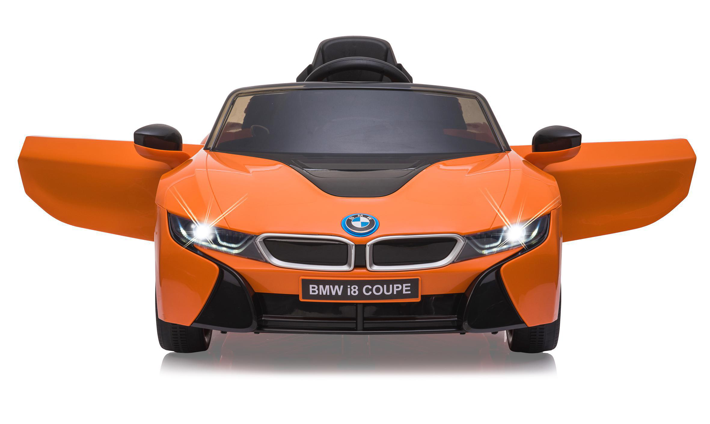 JAMARA Ride-on BMW I8 Coupe orange 12V 2,4GHz Ride-On Kinderfahrzeug, Orange