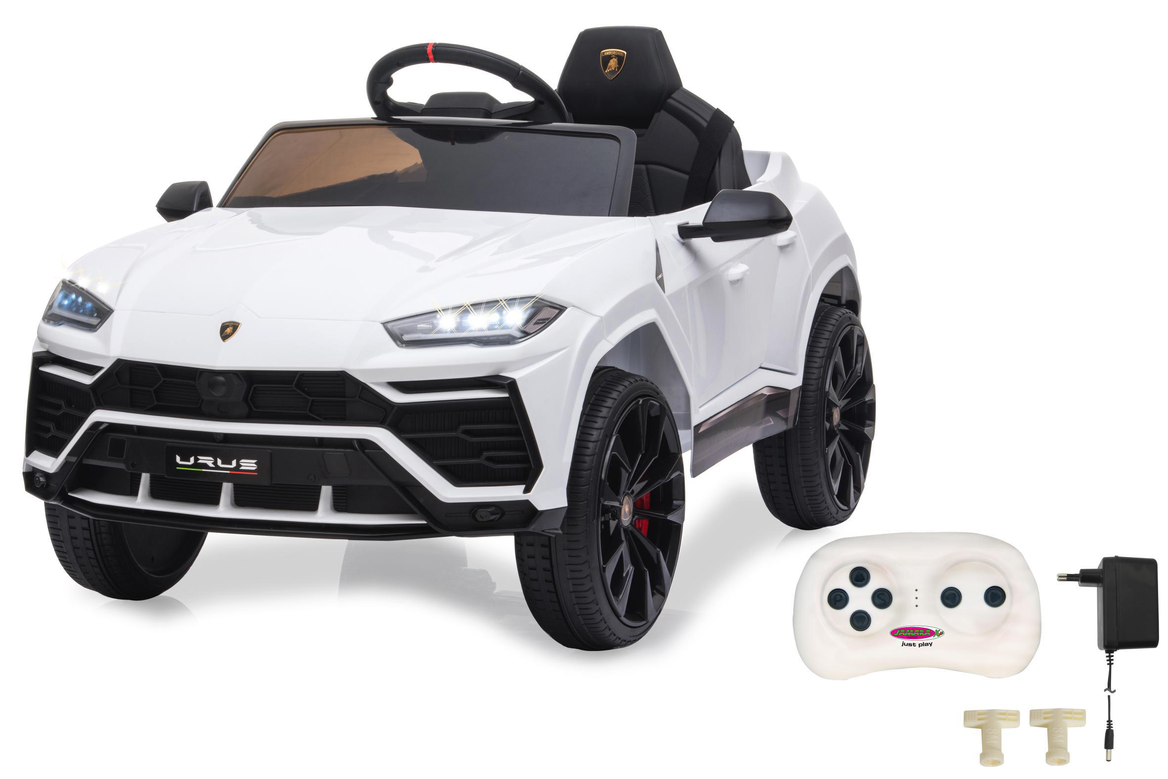 JAMARA Ride-on Lamborghini Urus weiß 2,4GHz 12V Ride-On Kinderfahrzeug, Weiss