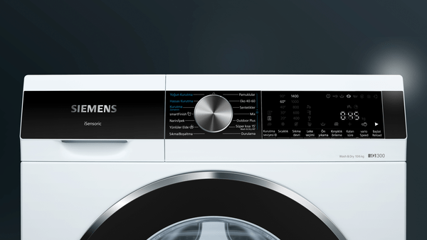 SIEMENS WN54A2X1TR 14 Program 1400 Devir Kurutmalı Çamaşır Makinesi Beyaz