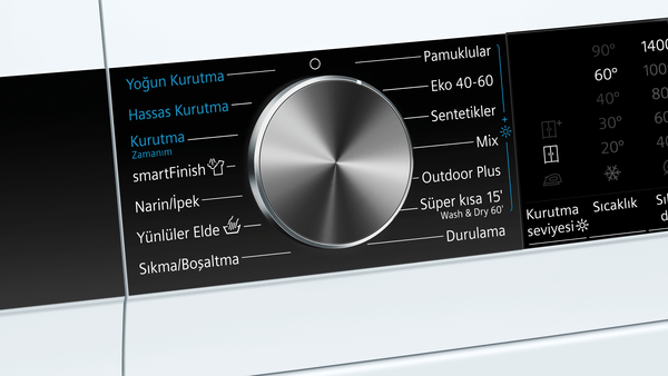 SIEMENS WN54A2X1TR 14 Program 1400 Devir Kurutmalı Çamaşır Makinesi Beyaz