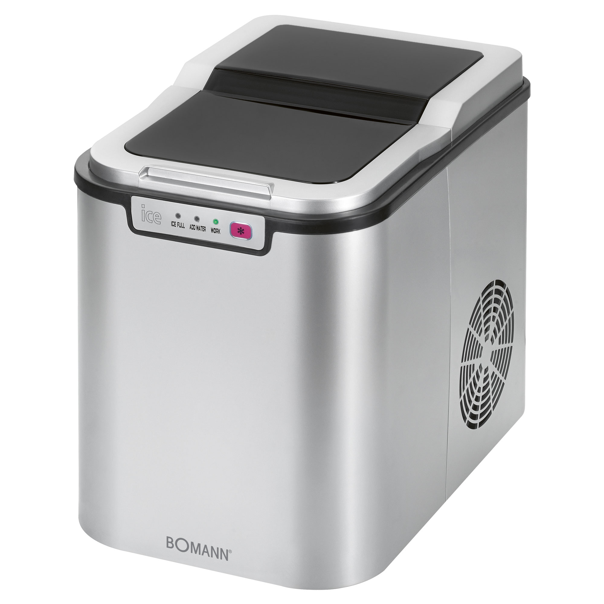 BOMANN EWB 1027 CB  Eiswürfelmaschine (150 Watt,  2,2 l, Silber)