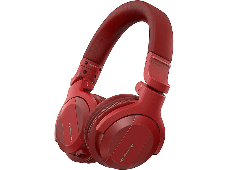 Pioneer DJ HDJ-CUE1BT DJ-Kopfhörer mit Bluetooth, Rot