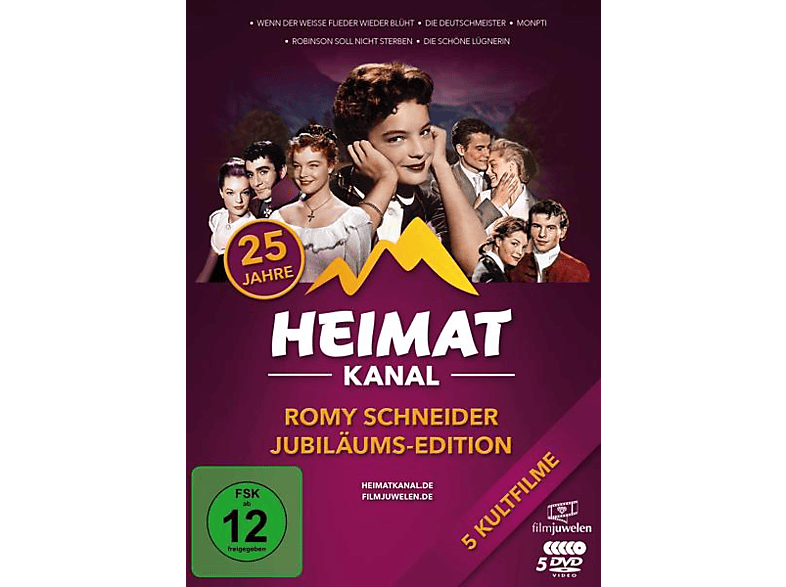 ROMY SCHNEIDER JUBILÄUMS-EDITION 25 HEIMAT DVD JAHRE