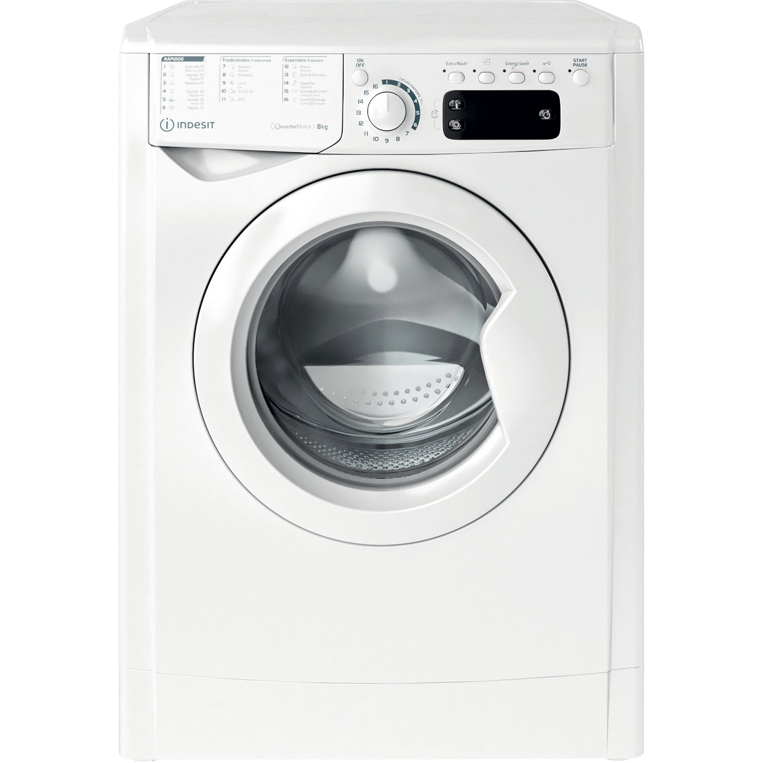 Indesit Ewe 81283 spt n lavadora 8kg clase 8 1200 rpm carga frontal 1151 blanco 1200rpm ewe81283wsptn 6 1.200