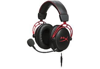 HYPERX Cloud Alpha Gamer mikrofonos fejhallgató, fekete-vörös (HX-HSCA-RD/EM)