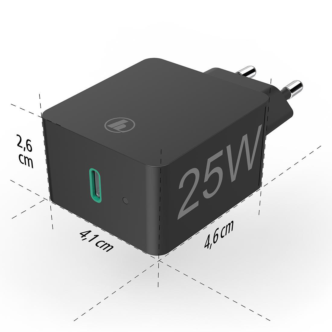 Delivery Schwarz Power Watt, 25 (PD)/Qualcomm® HAMA Universal Ladegerät