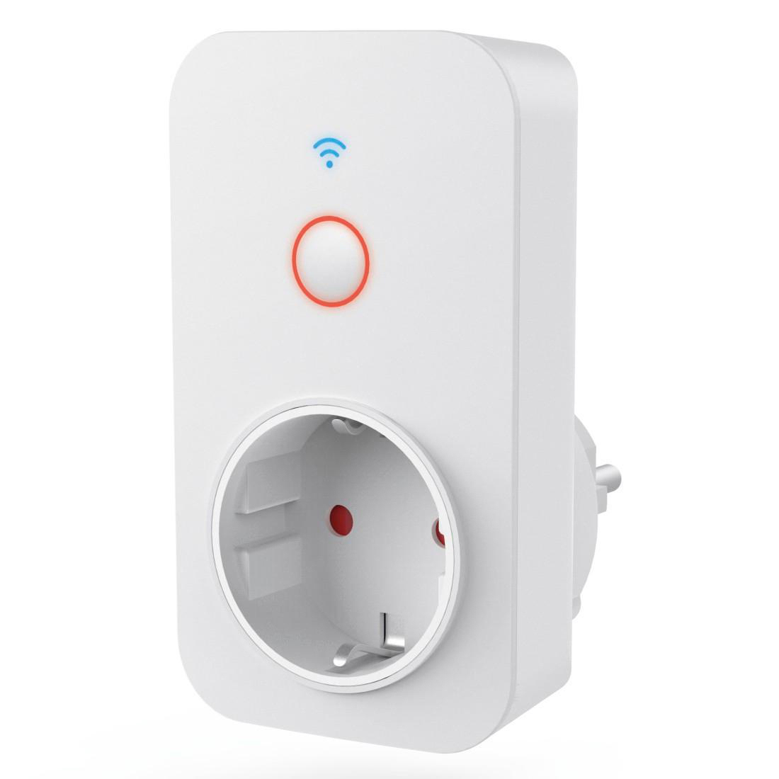 HAMA WLAN-Steckdose, für Sprach- und App-Steuerung, zum Nachrüsten, 3.680W, 16A