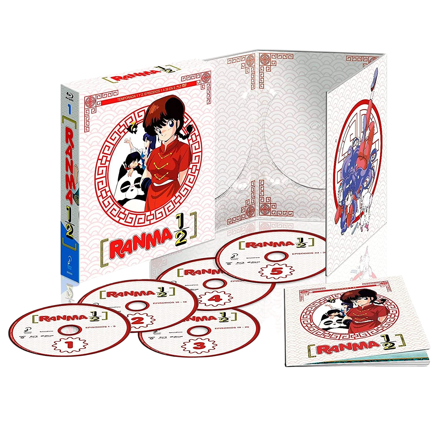Ranma 1/2 (1-39) - 5 Blu-ray + Libro