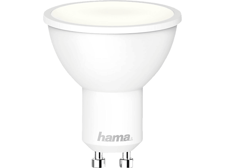 HAMA GU10, 5.5 Kaltweiß/Warmweiß WLAN-LED oder App bis Lampe, Sprachsteuerung, W Tageslicht