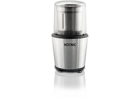 Molinillo de café - Koenic KCH 2021, 200 W, 120 g, Acero inoxidable