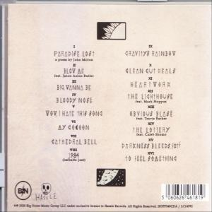CD-Rückseite mit Titelliste. Schwarzer Text auf hellem Hintergrund. Big Ben Logo.