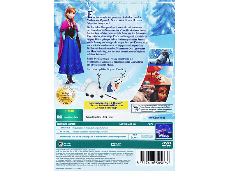 Thumbnail - Die Eiskönigin - völlig unverfroren (Disney Classics) DVD