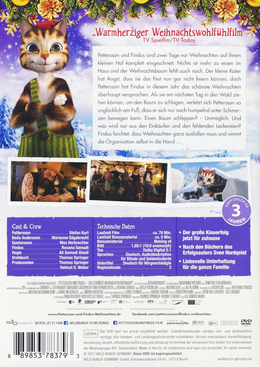 Pettersson und Findus – Das DVD Weihnachten schönste überhaupt