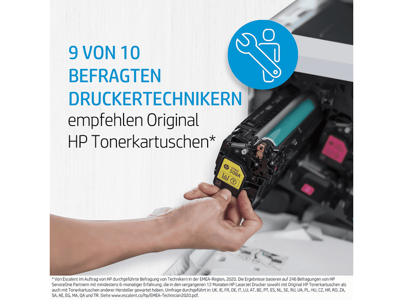 HP 207X gelb hohe Kapazität (W2212X); Original — Foto 2 von 5