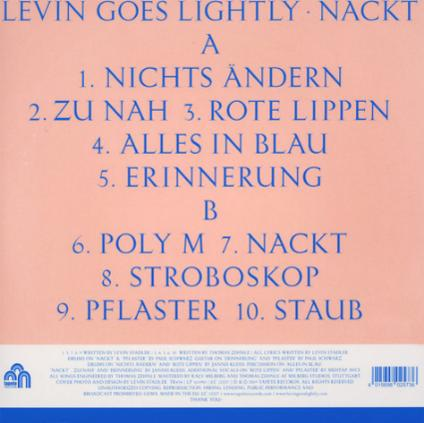 Levin Goes Lightly - Nackt  - (Vinyl)