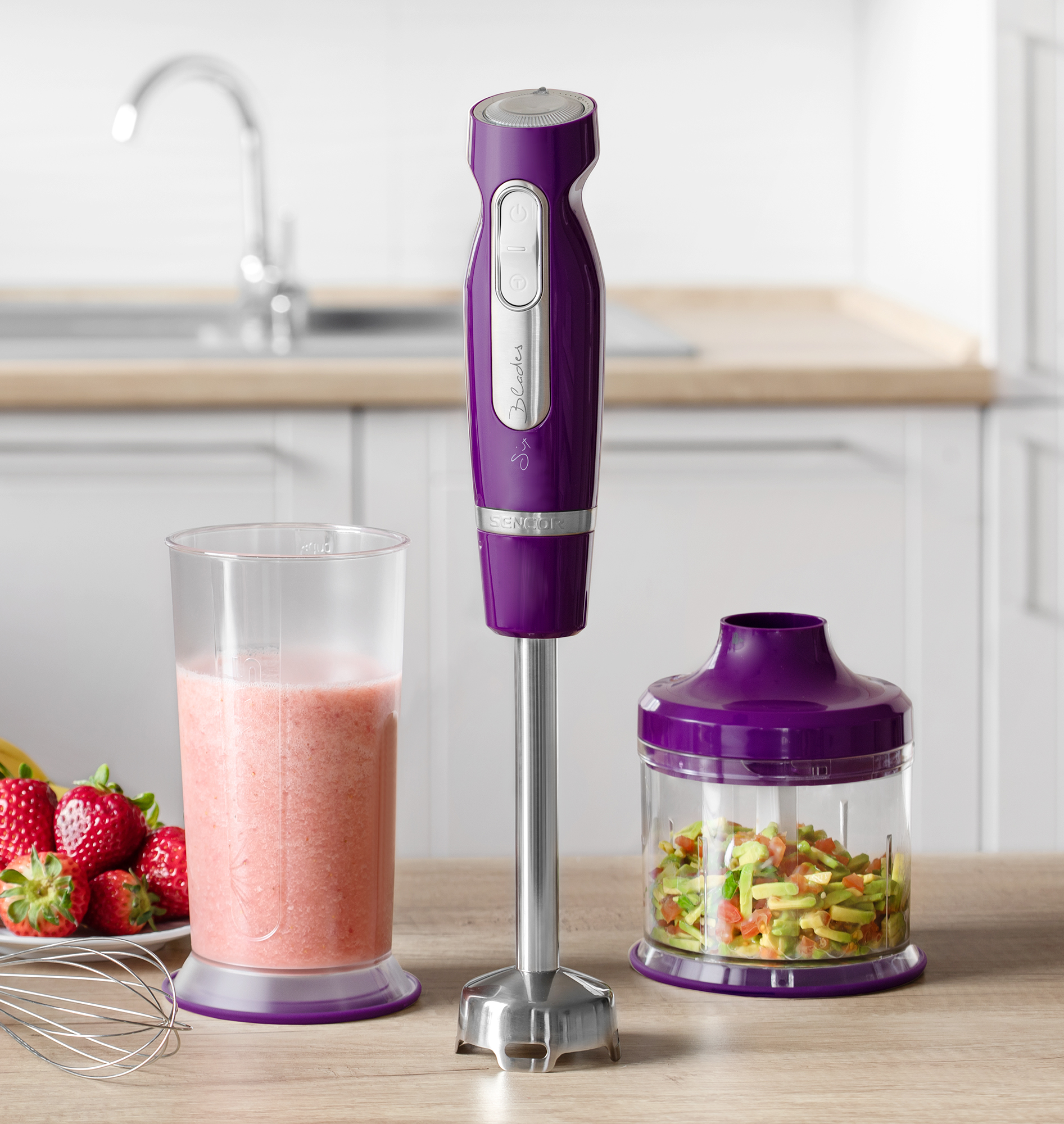 SENCOR SHB 4465VT-EUE3 Stabmixer 1000W Purple