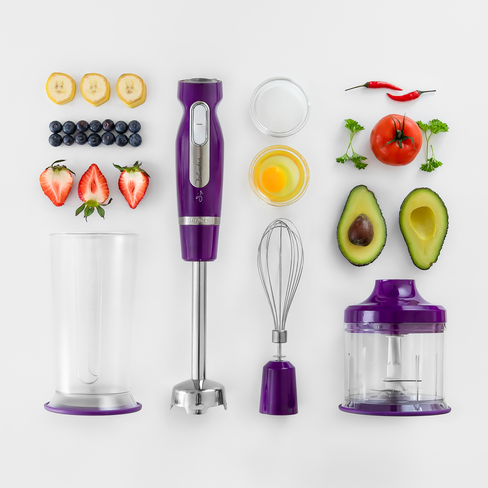 SENCOR SHB 4465VT-EUE3 Stabmixer 1000W Purple