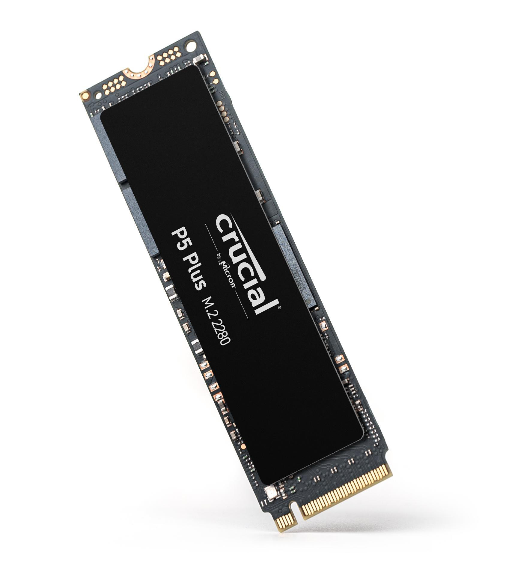 CRUCIAL P5 Plus, Playstation 5 kompatibel, Festplatte, 2 TB SSD M.2 via NVMe, intern