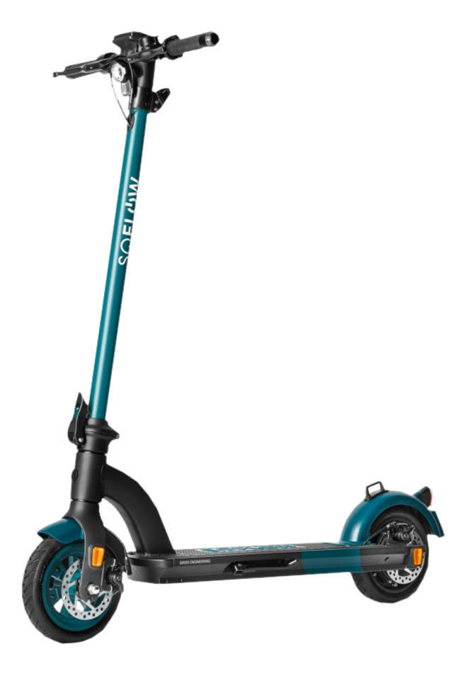 SOFLOW SO4 - E-Scooter (Schwarz/Grün)