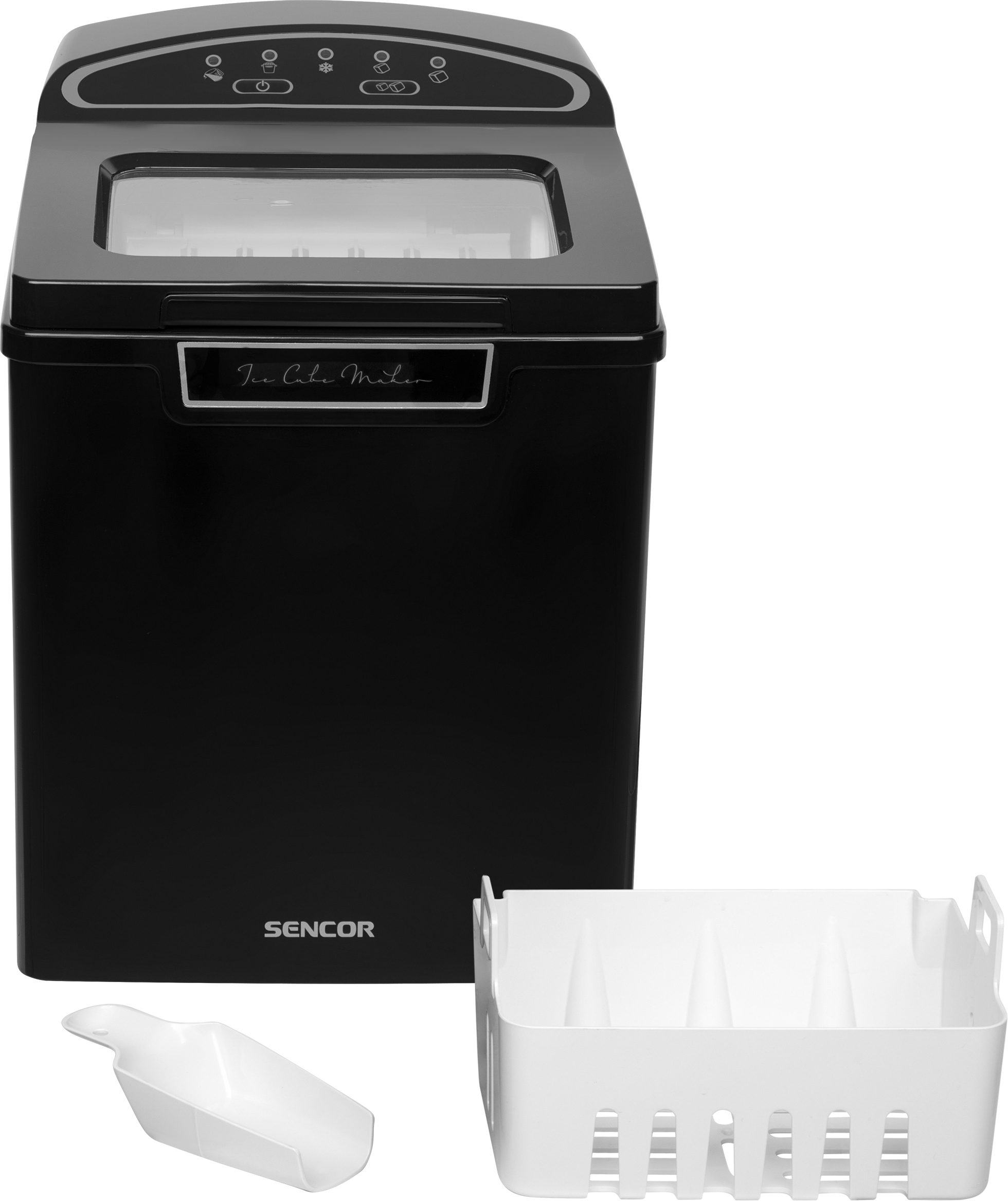 SENCOR SIM 3000BK Eiswürfelbereiter Schwarz Eiswürfelbereiter (105 Watt , 1,9 l, Schwarz)