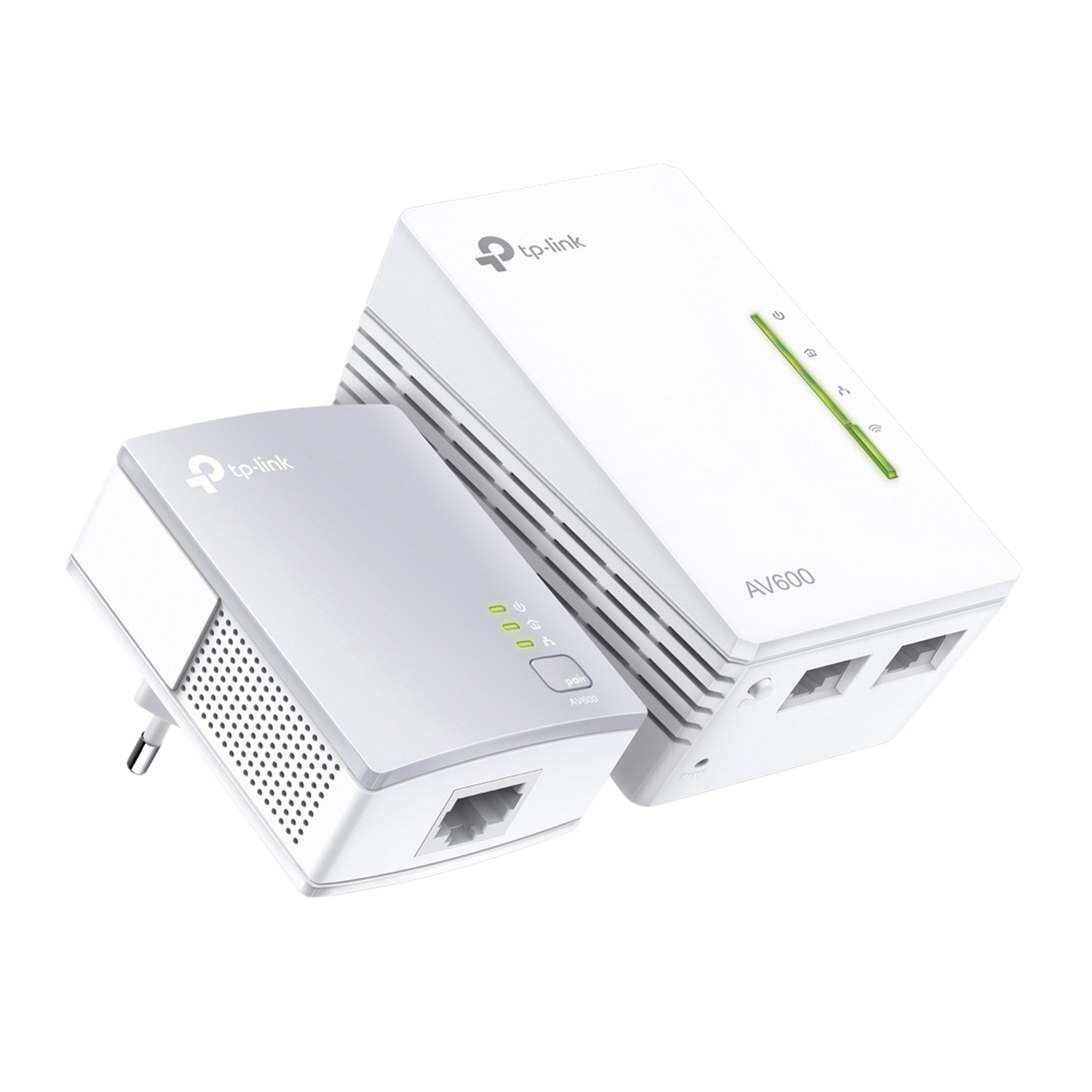 Powerline Tplink Tlwpa4221 kit av600 n300 extensor wifi 300 mbps con dos puertos adaptador plc 300mbps ethernet 10100mbps 2 unidades qualcomm 30 tlwpa4221kit